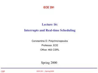 ECE 291