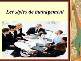 les styles de management