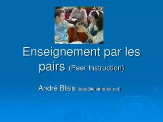 enseignement par les pairs peer instruction