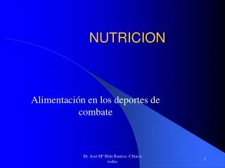nutricion