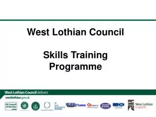 West Lothian Council Skills Training Programme