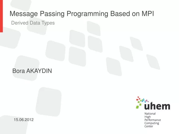 message passing programming based on mpi