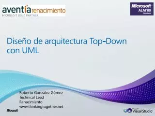 dise o de arquitectura top down con uml