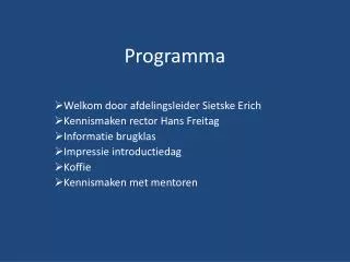 programma