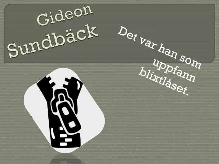 gideon sundb ck