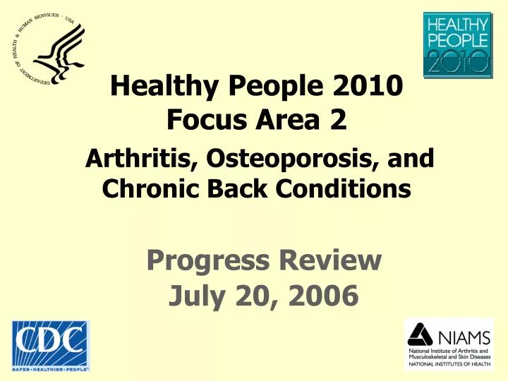 h ealthy people 2010 focus area 2 arthritis osteoporosis and chronic back conditions