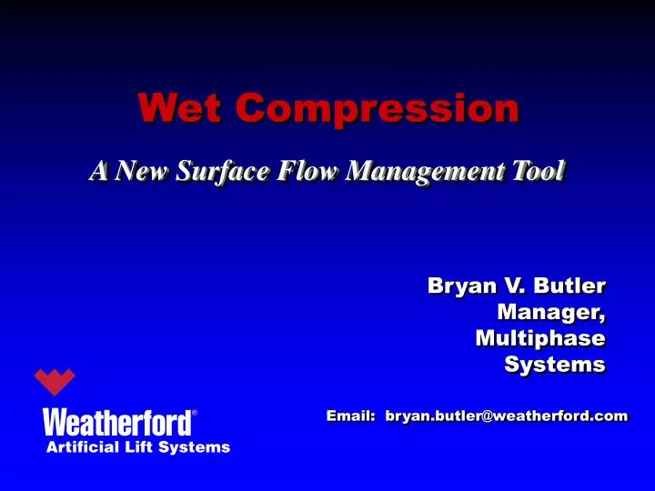 wet compression