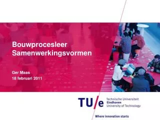 bouwprocesleer samenwerkingsvormen