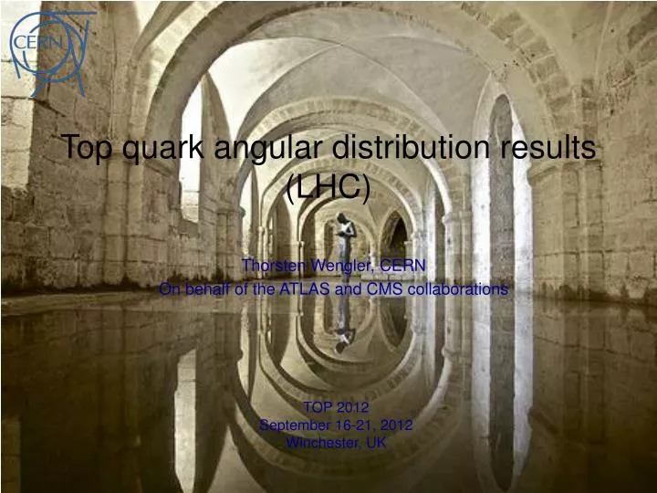 top quark angular distribution results lhc