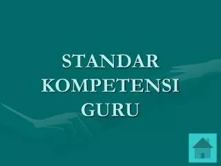 standar kompetensi guru