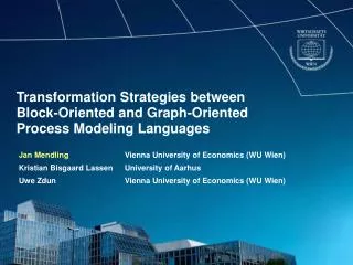 Transformation Strategies between Block-Oriented and Graph-Oriented Process Modeling Languages