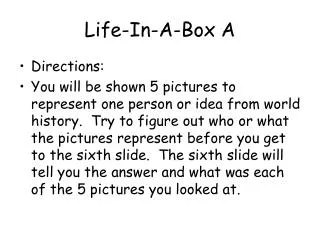 Life-In-A-Box A