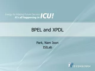 BPEL and XPDL