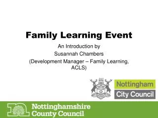 Family Learning Event