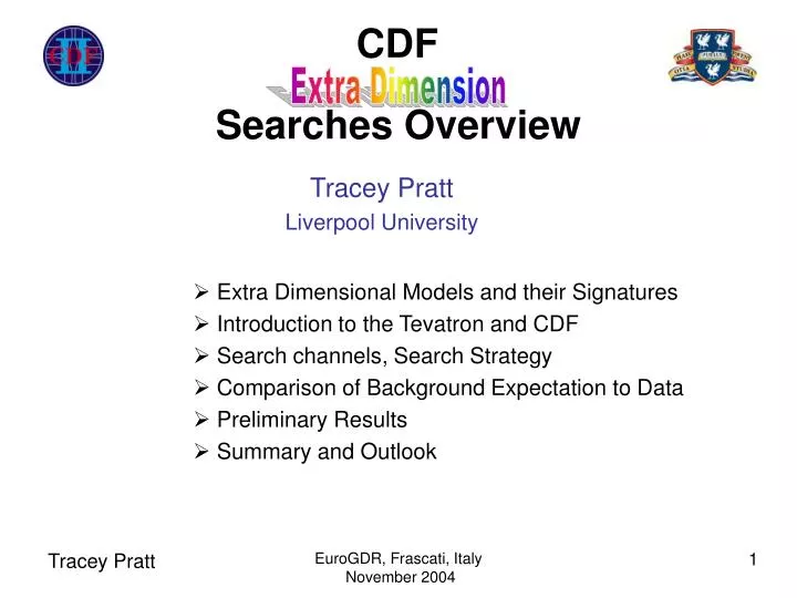cdf searches overview