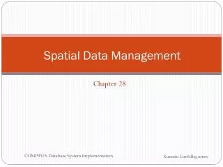 Spatial Data Management