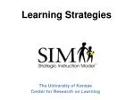 Learning Strategies - slide 1