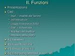 II. Funzioni - slide 1