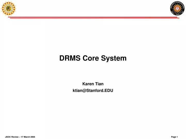 drms core system