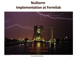 NuStorm Implementation at Fermilab