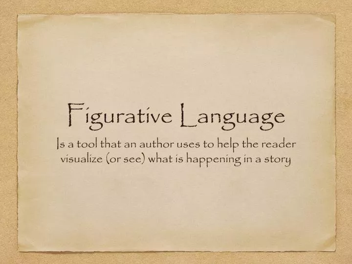figurative language