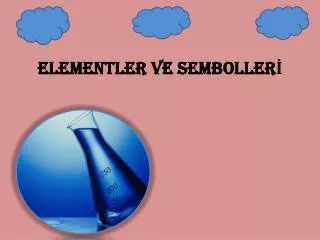 elementler ve semboller