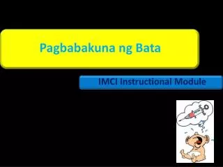 pagbabakuna ng bata
