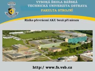 http www fs vsb cz