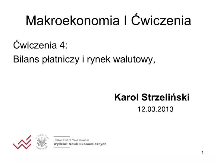 makroekonomia i wiczenia