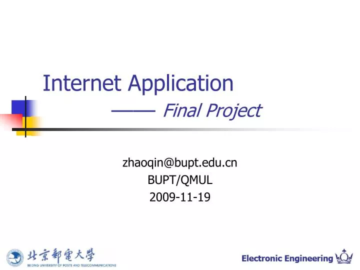 internet application final project