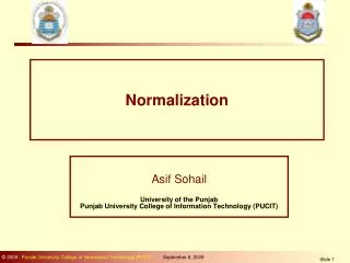 normalization