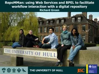 RepoMMan: using Web Services and BPEL to facilitate workflow interaction with a digital repository