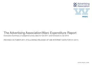 The Advertising Association/Warc Expenditure Report