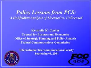 Policy Lessons from PCS: A Hohfeldian Analysis of Licensed vs. Unlicensed