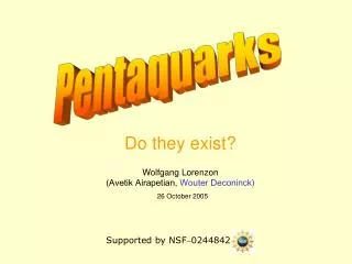 Pentaquarks
