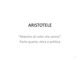 aristotele