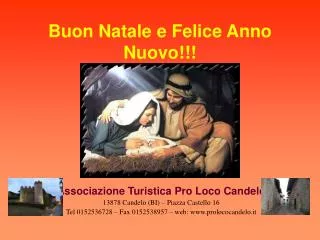 buon natale e felice anno nuovo