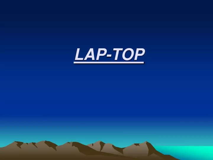 lap top