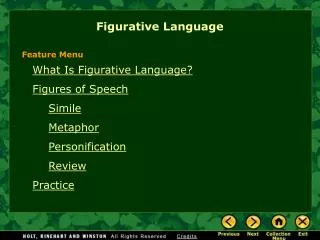 Figurative Language