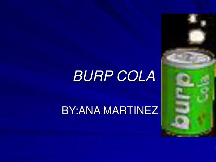 burp cola