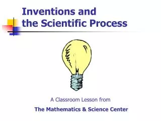Inventions and the Scientific Process