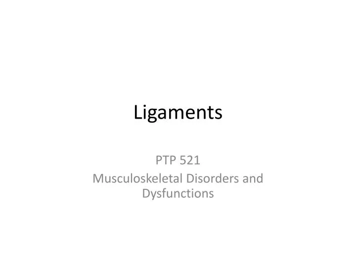 ligaments