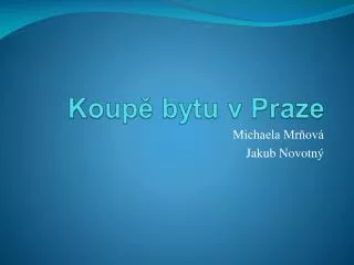 michaela mr ov jakub novotn