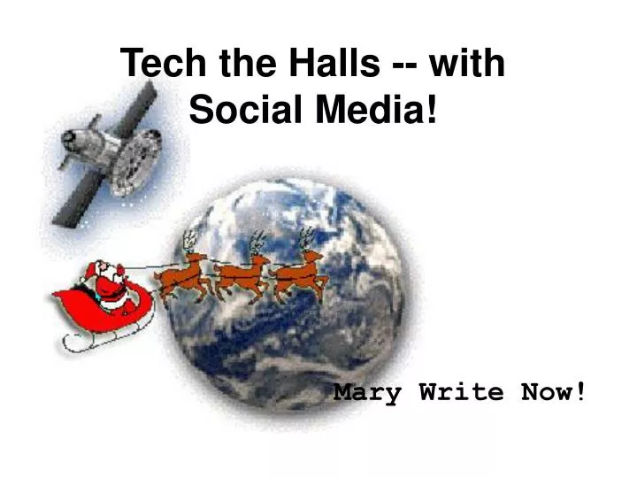 tech the halls with social media