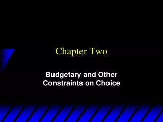 chapter two