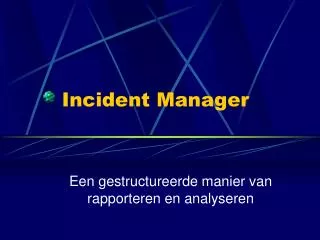incident manager