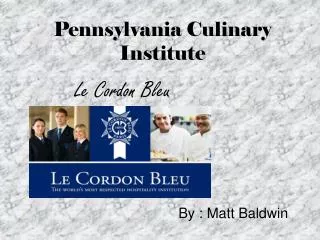 Pennsylvania Culinary Institute