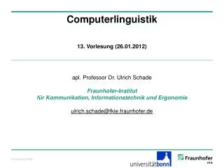 computerlinguistik