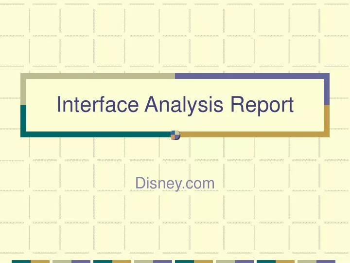 interface analysis report