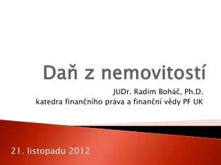 da z nemovitost